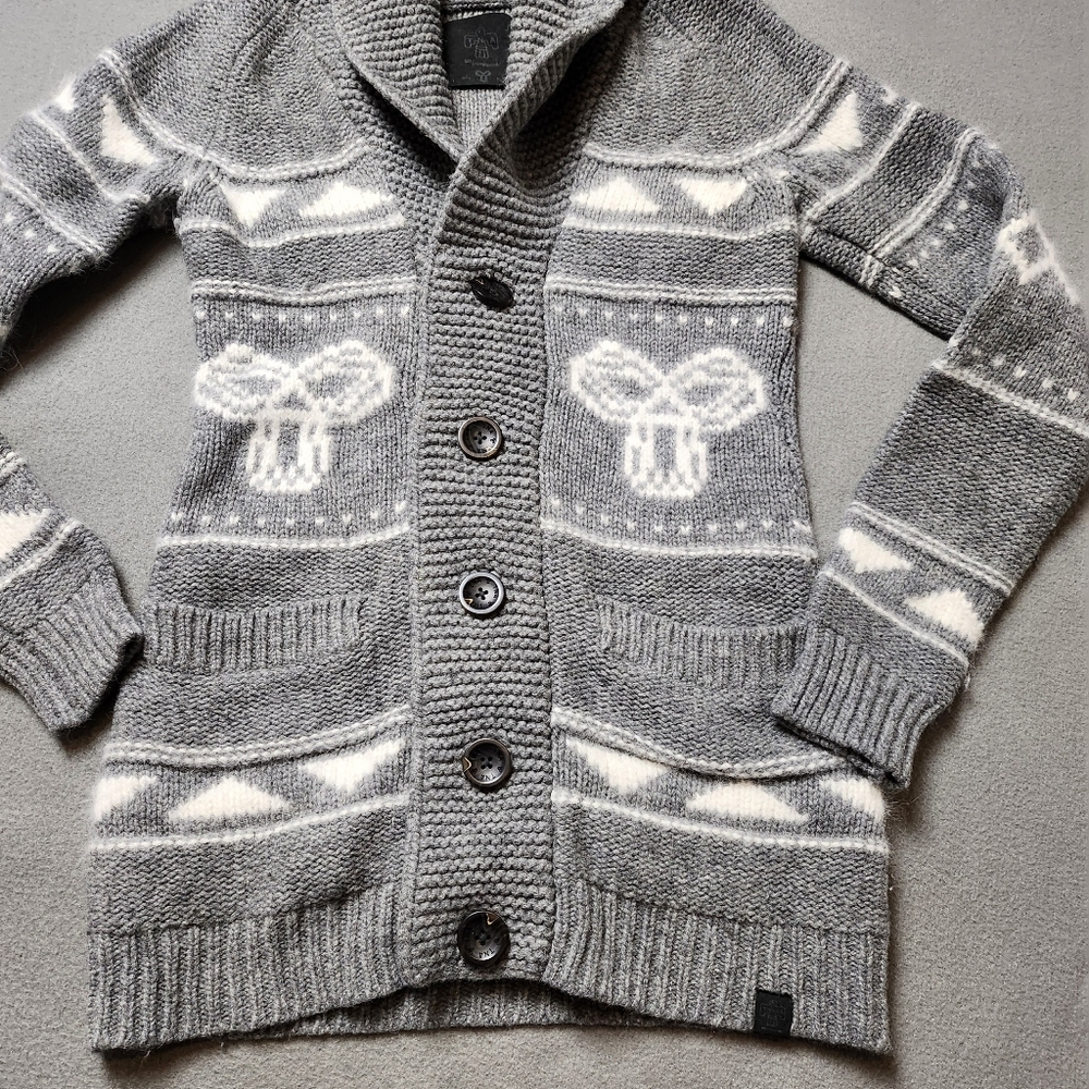 Aritzia TNA Northwest Cowichan Sweater Sz Med Wool / Angora - Picture 9 of 13